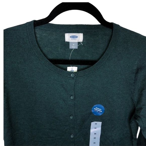 New with tags Old Navy green button up sweater - Picture 2 of 5